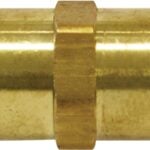 Topring 88.402 Hexagonal Hose Nipple, 1/4 in, FNPT, Brass