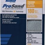 Norton ProSand Series 07660702626 Sandpaper, 9 in W, 11 in L, P180 Grit, Fine, Aluminum Oxide Abrasive, Paper Backing Sells in Quantity of 100