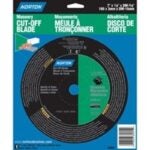 NORTON 07660789050 Circular Cut-Off Wheel, 6-1/2 in Dia, 1/8 in Thick, 5/8 in Arbor, Silicone Carbide Abrasive