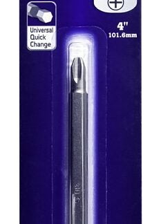 Vulcan 375241OR Screwdriver Bit, Hex Shank, S2 Chrome Molybdenum Steel