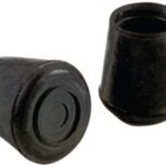 Shepherd Hardware 9125 Furniture Leg Tip, Round, Rubber, Black, 5/8 in Dia Sells in Quantity of 6