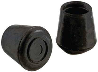 Shepherd Hardware 9125 Furniture Leg Tip, Round, Rubber, Black, 5/8 in Dia Sells in Quantity of 6