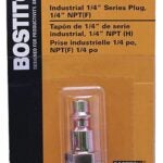 Bostitch BTFP72319 Hose Plug, 1/4 in, FNPT, Steel, Plated Sells in Quantity of 4