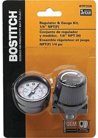 Bostitch BTFP72326 Regulator and Gauge Kit, Mini