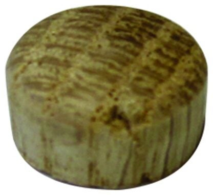 SGA RH-12-OW Round Oak Plug, Wood, 1/2 in Dia