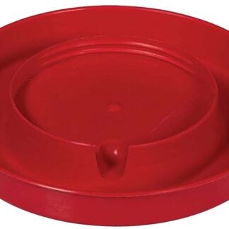 Millside Industries Farm-Tuff TF92 Poultry Waterer, 1 gal Capacity, Plastic, Red, Screw Mounting