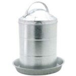 Millside Industries 2G Double-Wall Poultry Fountain, 2 gal Capacity, Steel