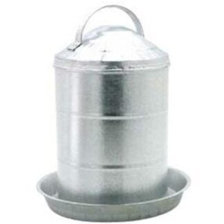 Millside Industries 3G Poultry Fountain, 3 gal Capacity, Galvanized Steel