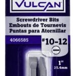 Vulcan 306432OR Screwdriver Bit, Hex Shank, S2 Chrome Molybdenum Steel