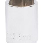 Vulcan MT6499677 Drive Socket, 16 mm Socket, 3/8 in Drive, 6-Point, Chrome Vanadium Steel, Chrome