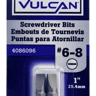 Vulcan 306272OR Screwdriver Bit, Hex Shank, S2 Chrome Molybdenum Steel