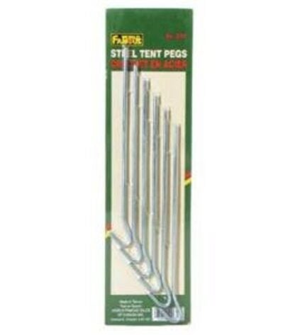 World Famous 631 Tent Peg, 8 in L, Steel