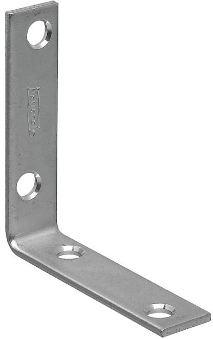 National Hardware 115BC Series N266-338 Corner Brace, 2-1/2 in L, 5/8 in W, Steel, Zinc, 0.1 Thick Material Sells in Quantity of 40