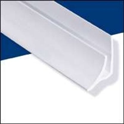 WallTuf 9020803 Inside Corner Moulding, 8 ft L, Vinyl, White