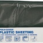 Orgill Poly 6X20-B Poly Film, 100 ft L, 20 ft W, Black