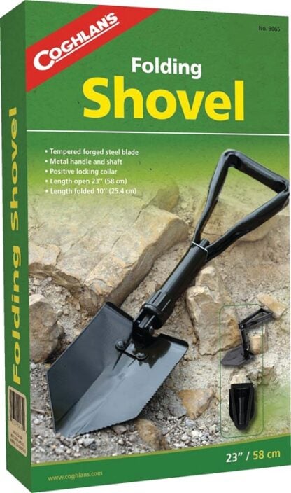 COGHLAN'S 9065 Folding Shovel, Steel Blade