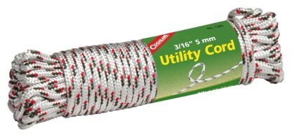 Coghlan's 1365 Utility Cord, 0.19 in Dia, 50 ft L, 100 lb Working Load, Polypropylene