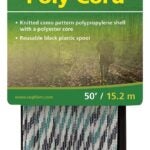 Coghlan's 9050 Poly Cord, 1/4 in Dia, 50 ft L, 100 lb Working Load, Polypropylene, Camo