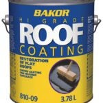 Henry BAKOR Series BK81009660 Roof Coating, Black, 1 gal Pail, Liquid Sells in Quantity of 4