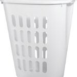 Sterilite 12568006 Open Laundry Hamper, 2.3 bu Capacity, White, 14-3/8 in W, 21-7/8 in H, 21 in D Sells in Quantity of 6