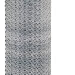 Rangemaster 5934 Poultry Net, 50 ft L, 24 in W, 20 Gauge, Hexagonal Mesh, 1 in Mesh, Steel