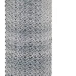 Deacero 6424 Poultry Netting, 50 ft L, 48 in W, 20 ga, 1 in Mesh, Carbon Steel, Galvanized