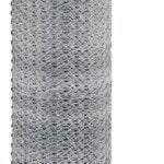 Rangemaster 5938 Poultry Net, 50 ft L, 60 in W, 20 Gauge, Hexagonal Mesh, 1 in Mesh, Galvanized Steel