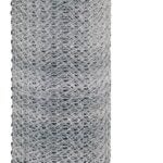 Rangemaster 6027 Poultry Net, 50 ft L, 48 in W, 20 Gauge, Hexagonal Mesh, 2 in Mesh, Galvanized Steel