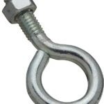 National Hardware N221-150 Eye Bolt, 5/16-18 Thread, 1 in L Thread, 3/4 in ID Dia Eye, 1.22 in L Shank, Steel, Zinc Sells in Quantity of 10