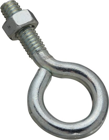 National Hardware N221-150 Eye Bolt, 5/16-18 Thread, 1 in L Thread, 3/4 in ID Dia Eye, 1.22 in L Shank, Steel, Zinc Sells in Quantity of 10