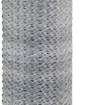 Rangemaster 6005 Poultry Net, 150 ft L, 72 in W, 20 Gauge, Hexagonal Mesh, 2 in Mesh, Steel