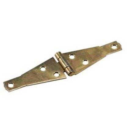 Onward 921CBXB Heavy-Duty Strap Hinge, 47 mm W Frame Leaf, 2.3 mm Thick Leaf, Steel, Fixed Pin, 20 lb