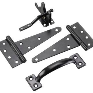 Onward 9000FBR Gate Hardware Kit, Steel, Black, Matte