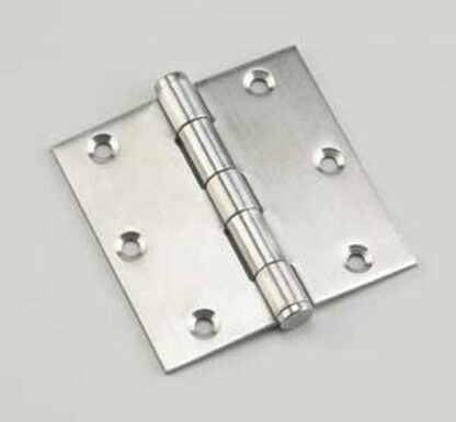 Onward 826XBC Butt Hinge, 2-1/2 in H Frame Leaf, Steel, Zinc, Removable Pin, Mortise Mounting, 18 lb