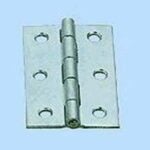 Onward 838XV Butt Hinge, 2-1/2 in H Frame Leaf, Steel, Zinc, Non-Removable Pin, Mortise Mounting, 18 lb