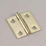 Onward 842BV Butt Hinge, 2 in H Frame Leaf, 1/16 in Thick Frame Leaf, Steel, Brass, Removable Pin, Mortise Mounting