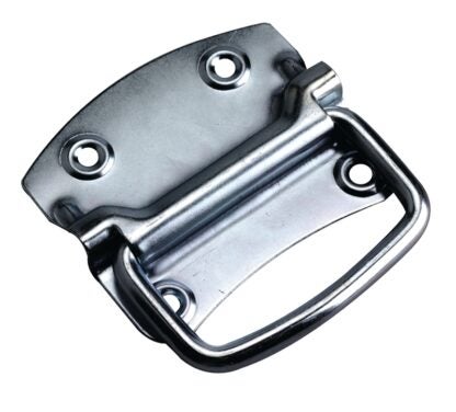 Onward 151XV Chest Handle, 3-1/2 in L, 1-7/16 in W, Steel, Zinc