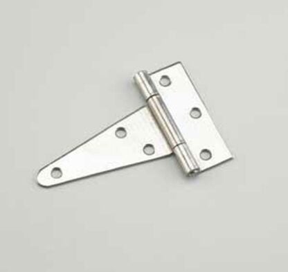 Onward 925SSBC Heavy-Duty T-Hinge, 87.5 mm H Frame Leaf, 2.5 mm Thick Frame Leaf, Stainless Steel, Fixed Pin, 22 lb