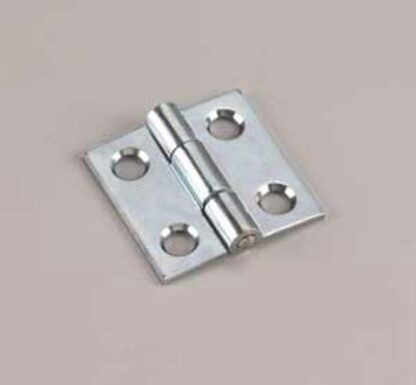 Onward 839XV Butt Hinge, 3 in H Frame Leaf, 3/32 in Thick Frame Leaf, Steel, Zinc, Non-Removable Pin, 25 lb