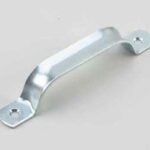 Onward 51XV Heavy-Duty Utility Door Pull, 1-25/32 in W, 1-15/32 in D, 6-1/2 in H, Steel, Zinc