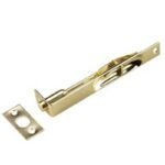 Onward 65NBV Flush Bolt, 3/4 in Bolt Head, Metal, Brushed Nickel, 1/PK