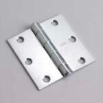 Onward 2829XV Butt Hinge, 4 in H Frame Leaf, 3/32 in Thick Frame Leaf, Steel, Zinc, Non-Removable Pin Sells in Quantity of 10