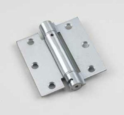 Onward 5821NBR Spring Hinge, 44.5 mm W Frame Leaf, 88.8 mm H Frame Leaf, Steel, Nickel, Non-Removable Pin, 30 lb