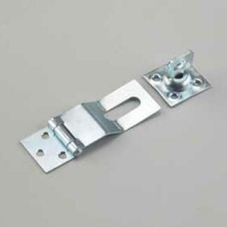 Onward 329XR Safety Hasp, 4.85 in L, 1-1/2 in W, Steel, Zinc, Swivel Staple