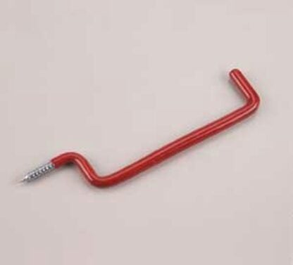 Onward 2253B Ladder Hook, 20 lb, Steel, Red, Vinyl Sells in Quantity of 10