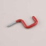 Onward 2259B Screw-In Hook, 20.2 mm Opening, 3-5/16 in L, Steel, Zinc Sells in Quantity of 10