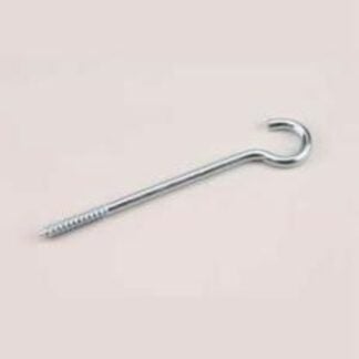 Onward 2188XB Clothesline Hook with Lag Thread, 135 lb, 8 in L, Metal, Zinc Sells in Quantity of 10