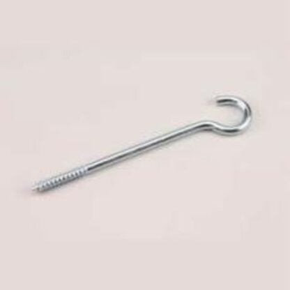 Onward 2188XB Clothesline Hook with Lag Thread, 135 lb, 8 in L, Metal, Zinc Sells in Quantity of 10