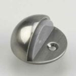 Onward 218XV Low-Profile Dome Door Stop, 1-25/32 in Dia Base, Metal, Brushed Chrome Sells in Quantity of 10