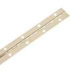 Onward 8923BBC Piano Hinge, 36 in H Frame Leaf, 0.03 in Thick Frame Leaf, Steel, Brass, Fixed Pin, Screw Mounting Sells in Quantity of 5